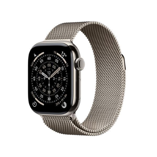 APPLE WATCH SERIES 11 GPS + CELLULAR 5G 42mm CASSA TITANIO CON LOOP IN MAGLIA MILANESE